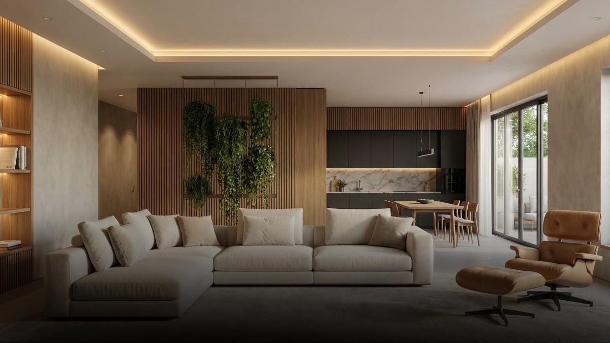Modern Open Living Room
