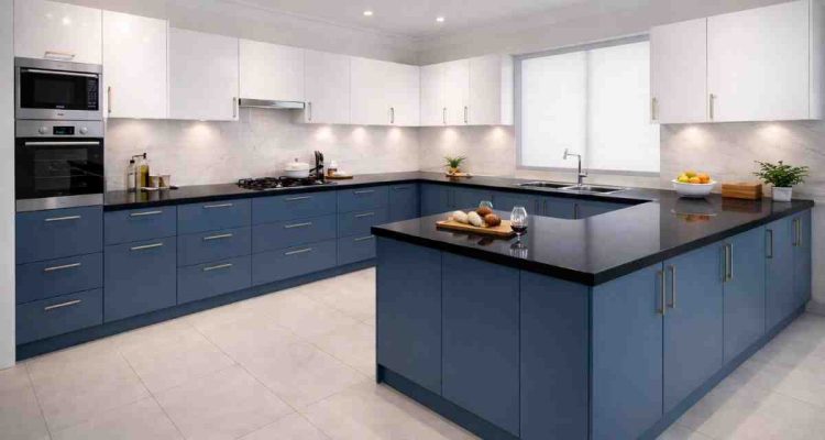 Contemporary G Shape Kitchen Layout